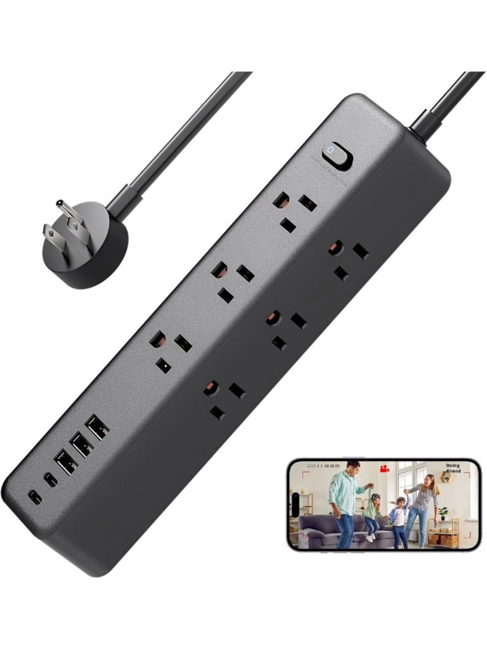 Compact Wi-Fi Mini Camera for Indoor Home Security - Wireless Surveillance Cam